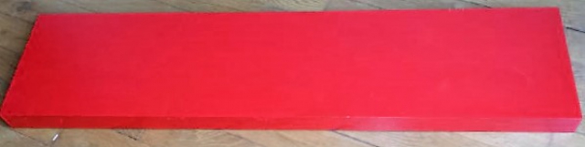 CONSOLE/ETAGERE EN BOIS ROUGE acheter vendre