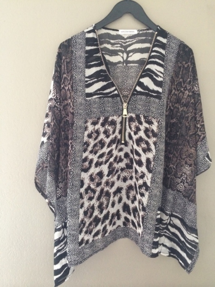 Haut fluide motif animal taille unique acheter vendre