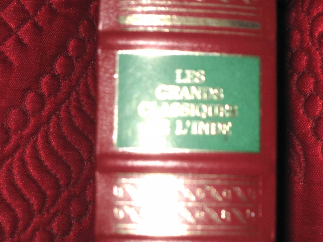 LIVRE LES GRANDS CLASSIQUES DE L'INDE Vol.6 Troisième Chant 1ère Edition  acheter vendre