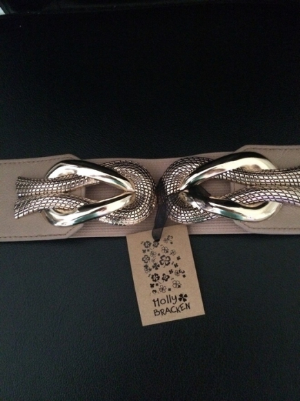 Ceinture beige MOLLY BRACKEN taille unique neuve acheter vendre