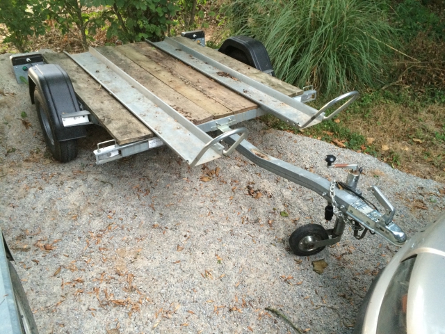 VENDS OU LOUE REMORQUE MOTO 2 PLACES  acheter vendre