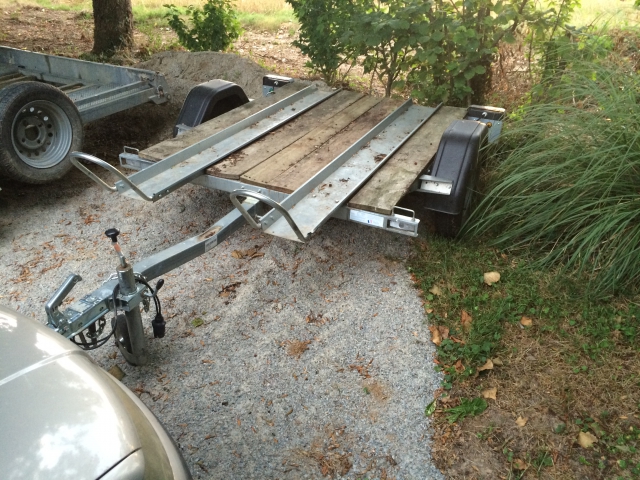 VENDS OU LOUE REMORQUE MOTO 2 PLACES  acheter vendre