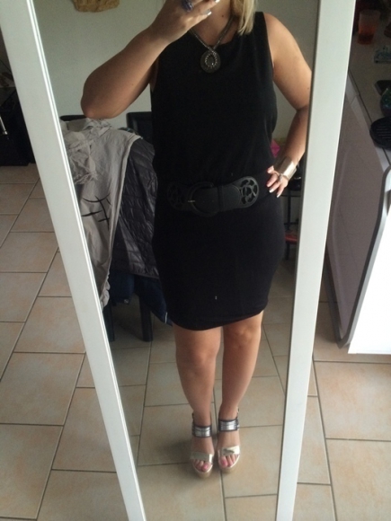 Robe noire MORGAN taille M soit 40 acheter vendre