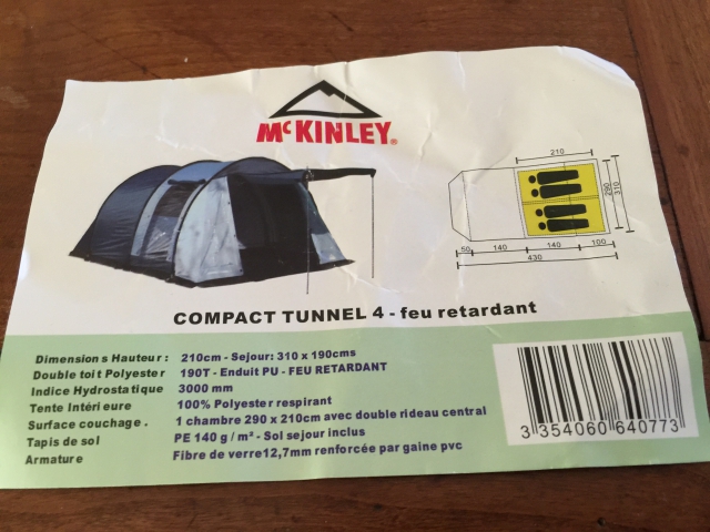 Toile de tente acheter vendre