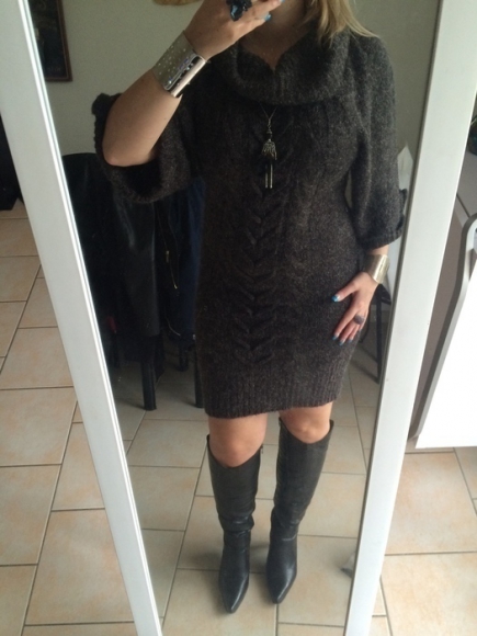 Robe d'hiver grise KAPORAL taille S neuve acheter vendre