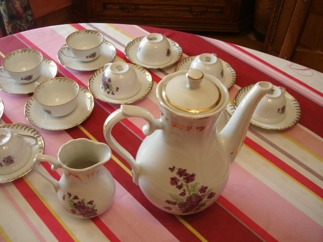  Service à café en porcelaine de Chauvigny acheter vendre