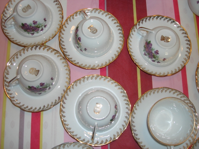  Service à café en porcelaine de Chauvigny acheter vendre