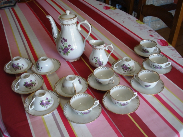  Service à café en porcelaine de Chauvigny  acheter vendre