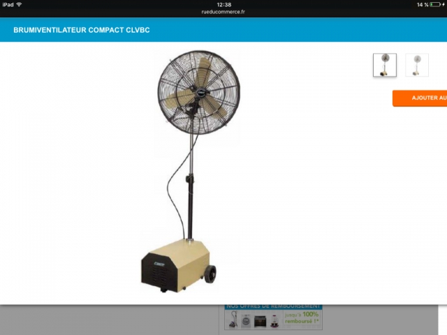 Ventilateur brumisateur acheter vendre