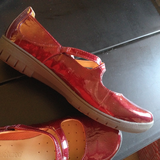 PAIRE de CLARK'S vernis bordeauxTaille 7 acheter vendre