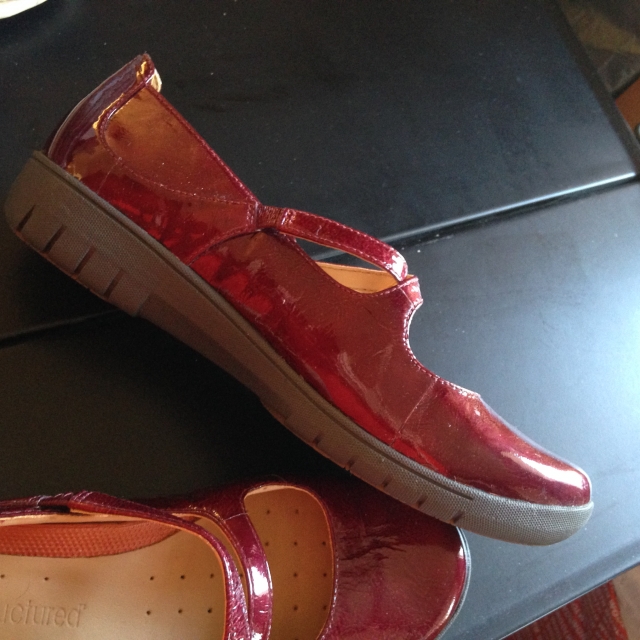 PAIRE de CLARK'S vernis bordeauxTaille 7 acheter vendre