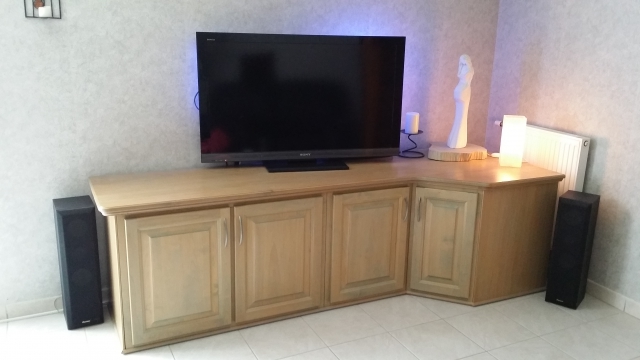 Meuble de télévision en chêne  acheter vendre