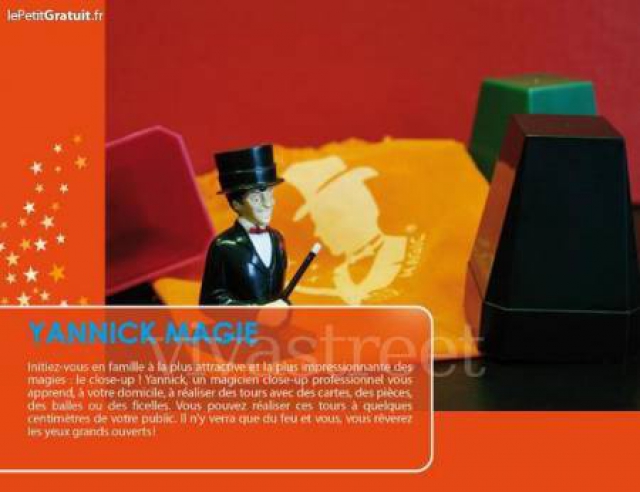Spectacle de magie en close-up et cours de magie à réserver. acheter vendre