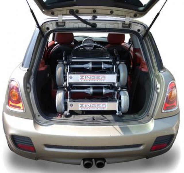 Le ZINGER FRANCE Fauteuil roulant électrique  pliable le plus léger au monde acheter vendre