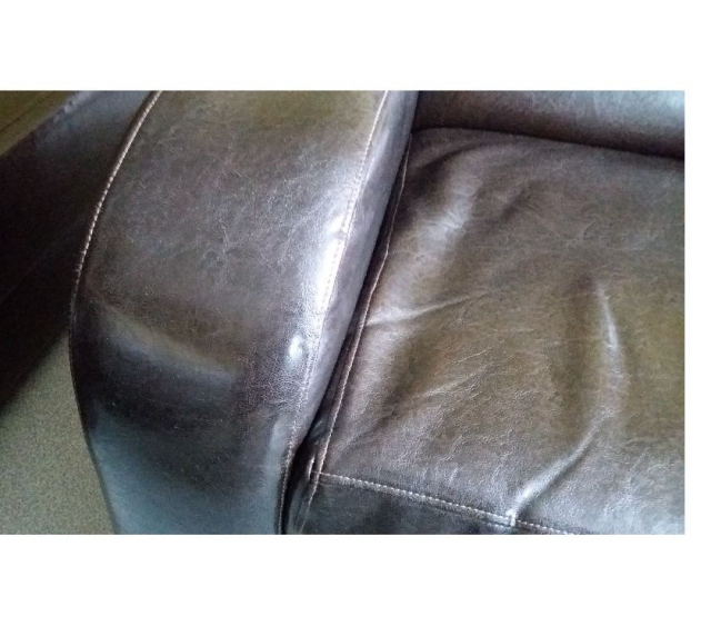 Canapé (3 places) + Fauteuil CLUB Cuir Marron acheter vendre