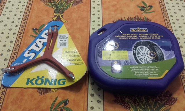 Chaines à neige et tendeurs de chaines acheter vendre