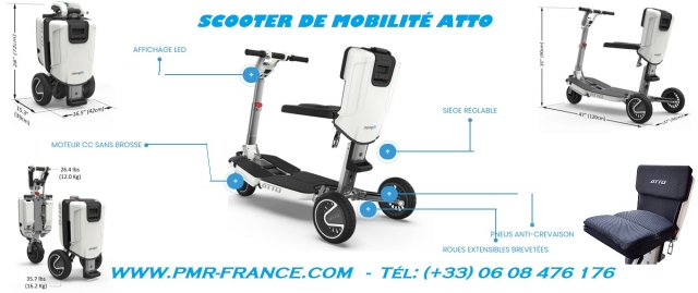 Scooter atto batterie lithium-ion de 48 volts acheter vendre