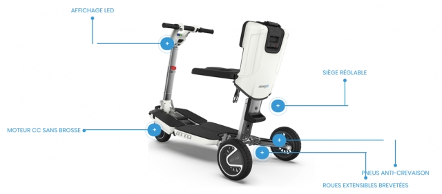 Scooter atto batterie lithium-ion de 48 volts acheter vendre