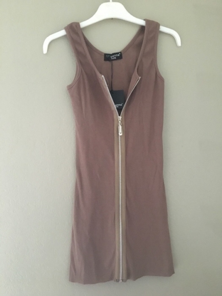 Débardeur marron avec fermeture éclair taille unique acheter vendre