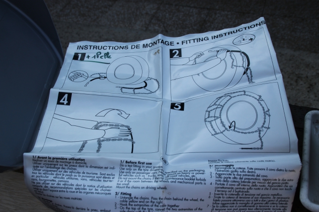 Chaines à neige acheter vendre