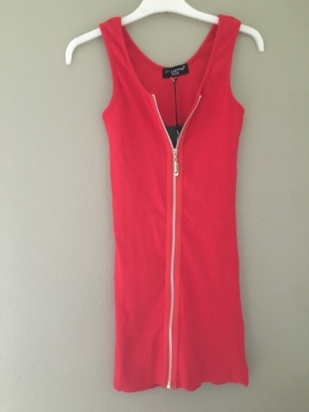 Débardeur rouge avec fermeture éclair taille unique acheter vendre