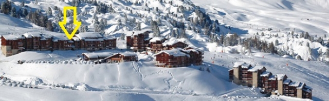 Duplex 2050m pied des pistes Plagne villages acheter vendre