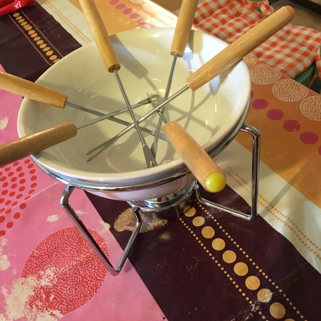 Service à fondue en céramique 9 pièces acheter vendre