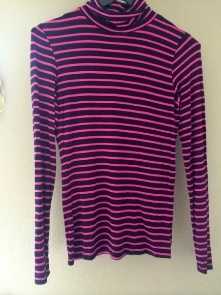 Sous pull rayé rose et noir Cache Cache taille 1 acheter vendre