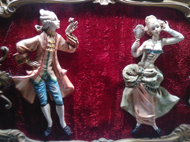 CADRE SCÈNE EN RÉSINE (FABRIQUÉ EN ITALIE) acheter vendre