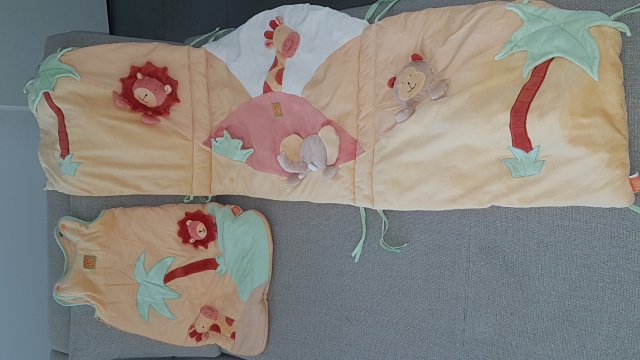 Vend tour de lit et gigoteuse MOULIN ROTY  acheter vendre