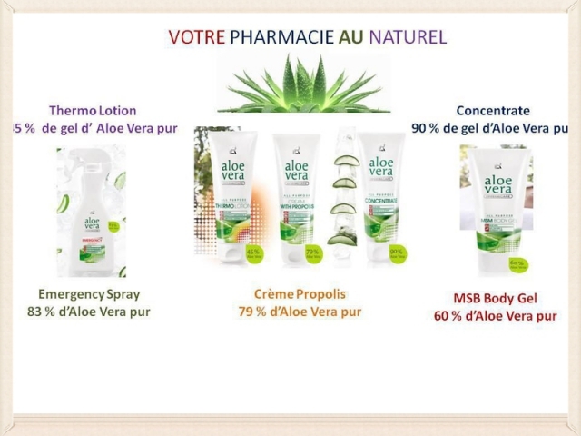 Tester GRATUITEMENT des produits Aloe Vera acheter vendre