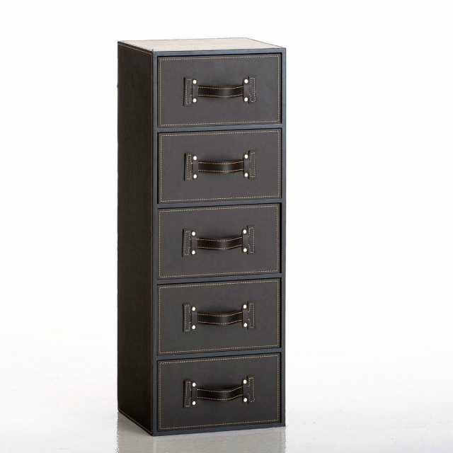 Chiffonnier imitation cuir Rockford acheter vendre