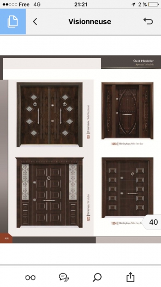 Porte d'entrée intérieur  acheter vendre