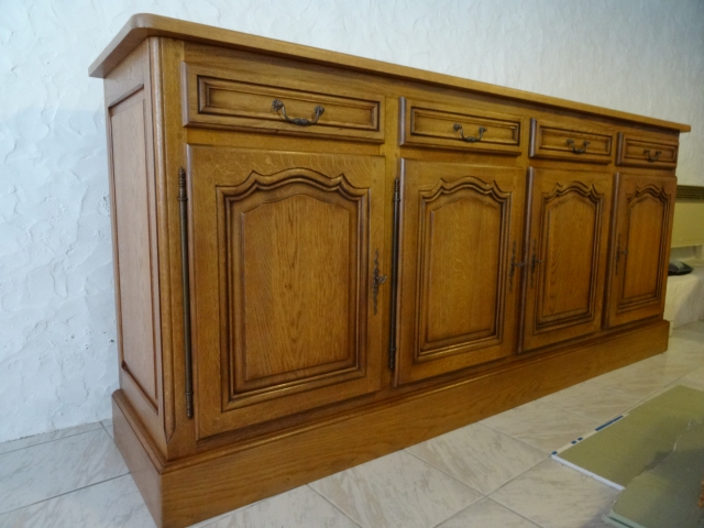 Bahut 4 portes en chêne massif acheter vendre