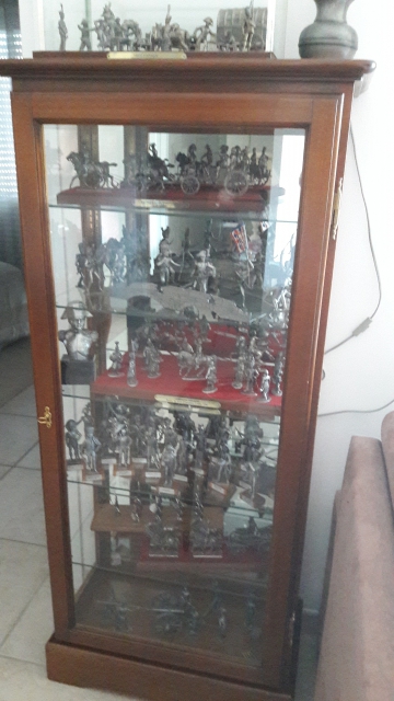 Figurines 1er Empire avec vitrine acheter vendre
