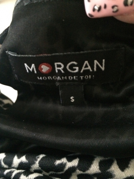 Tunique ou robe blanche et noire MORGAN taille S acheter vendre