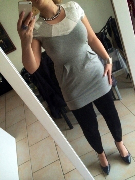 Tunique grise et brillante KOOKAI taille 0 neuve acheter vendre