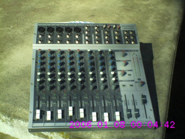 enceinte amplifiée + table de mixage  acheter vendre