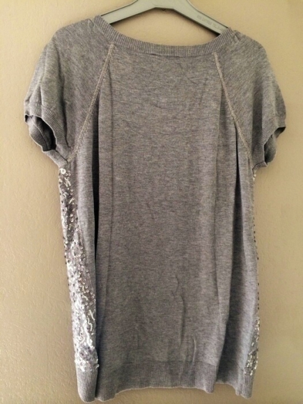 Haut gris et brillant MORGAN taille M tbe acheter vendre