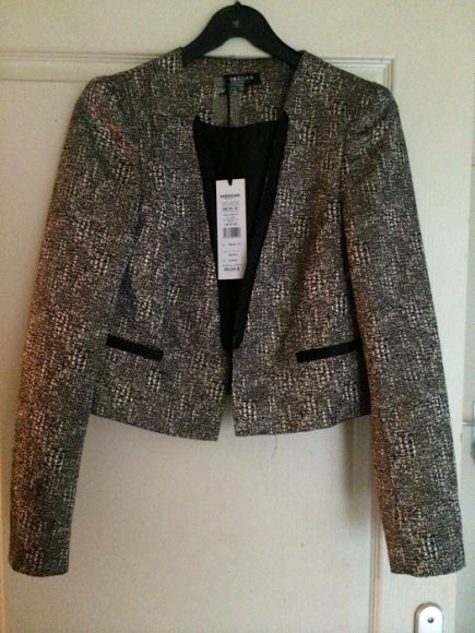 Veste dorée et noire MORGAN taille 38 neuve acheter vendre