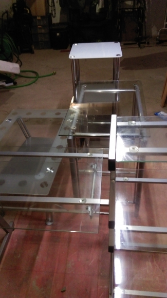 meubles divers bois et alu/verre acheter vendre