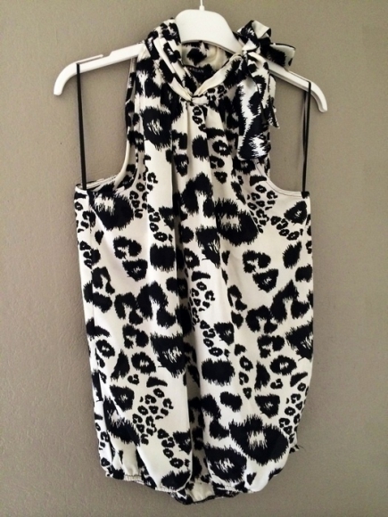 Haut chic noir et blanc MORGAN taille 36 neuf acheter vendre