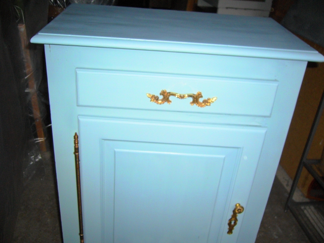 MEUBLE BLEU PERSAN PEINT BIO acheter vendre