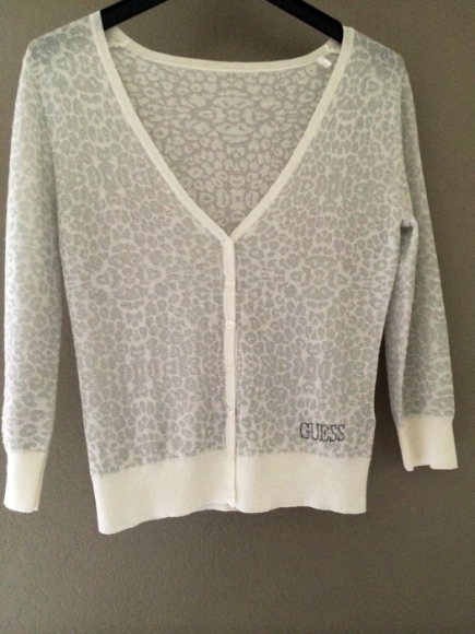 Petit haut blanc et argenté Guess taille S acheter vendre