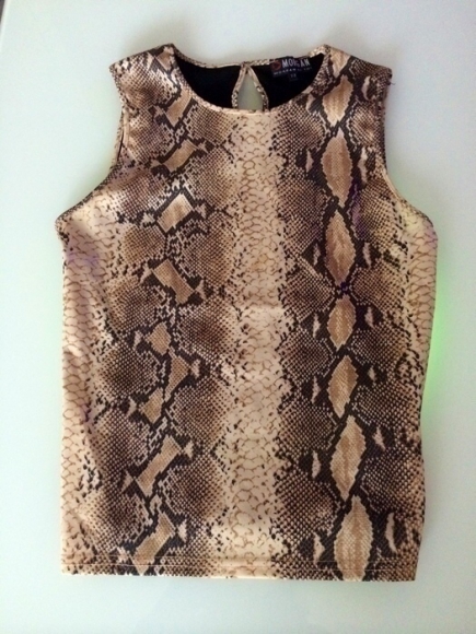 Haut noir et mailles serpent Morgan taille 2 acheter vendre