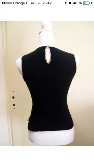 Haut noir et mailles serpent Morgan taille 2 acheter vendre