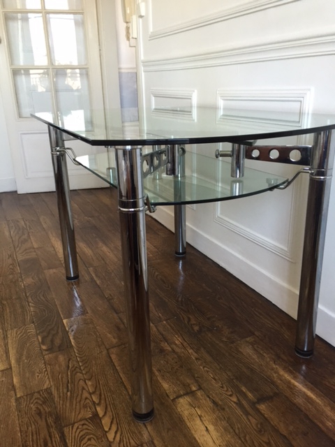 TABLE 6/8 PERSONNES EN VERRE acheter vendre