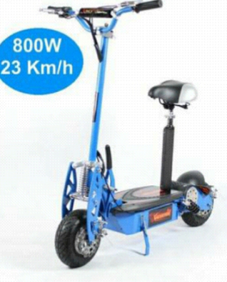 Trotinnette electrique bleue acheter vendre