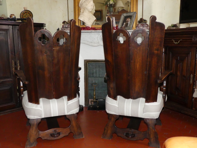 un paire de fauteuils rustiques campagnards acheter vendre