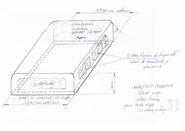 Hard top , Cellule pickup, Cellule polyester acheter vendre